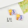Accesorios de Resina de Color Caricatura para Bebé Hechos a Mano DIY Pegamento de Crema Funda para Teléfono Móvil Pasador Cuerda para el Cabello Accesorios para Taza de Agua