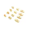 Retención de color fuerte chapado en oro cuentas sueltas irregulares cuentas de piedra espaciadores dorados pequeños irregulares pulsera DIY collar accesorios de joyería
