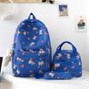 Nueva 2025 Mochila de Nylon de Dibujos Animados Linda para Mujer de Gran Capacidad para Secundaria y Preparatoria Reductora de Carga Resistente al Desgaste Set de Tres Piezas