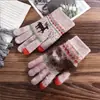 Guantes de Punto Cálidos para Dedos 2021, Guantes Lindos de Ciervo, Guantes Cálidos para Estudiantes, Guantes Táctiles para Videojuegos