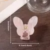 Goresi Jewelry Versión Coreana Pin Mariposa Dopamina Pin Tiburón Elegante Pasador para la Parte Trasera de la Cabeza Accesorio para el Cabello de Mujer