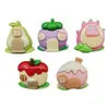 Serie de Casa de Frutas Brillante de Dibujos Animados Accesorios de Resina Clips para el Cabello DIY Decoraciones para Funda de Teléfono Accesorios para Tazas de Agua Pegatinas