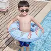 Boia Inflável Transparente de Margarida para Festa de Verão para Adultos e Crianças, Boia de Braço Espessa em PVC, Boia de Natação Transfronteiriça da Moda