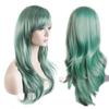 Fibra Química Europea y Americana Cabello Largo Rizado Seda de Alta Temperatura Cabello Rizado Multicolor Peluca de Animación Cos Pelucas de Aliexpress Suministro Transfronterizo