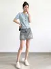 Conjunto deportivo casual estilo coreano para mujer, conjunto de dos piezas de camiseta de manga corta de moda y rejuvenecedora para el verano 2026 con pantalones anchos rosas