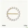 Hebilla de Nudo para Ropa Fija Artefacto Cintura Broche de Perla Metal Perla Hebilla para Prenda Hebilla para Toalla de Seda Aleación Hebilla Decorativa