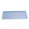 Bandeja grande de plástico para macetas de suculentas, bandeja base rectangular para uso doméstico en la sala de estar, bandeja de recogida de agua