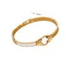 [Ice Meng] Joyería Transfronteriza Europea y Americana Pulseras Llenas de Diamantes, Pulseras Nicho de Flor de Concha Blanca, Pulseras Elegantes B483