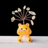 Grava de Cristal Natural Árbol de Cristal de los Doce Signos del Zodíaco Adornos Árbol de la Fortuna Amatista Rosa Adornos Pequeños Auspiciosos Creativos