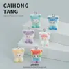 Adornos de Escritorio de Guisante Dulce con Velcro, Accesorios Creativos, Decoraciones para Coche, Colgantes para Llavero DIY Al por Mayor