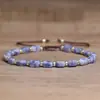 Pulsera de piedra natural ojo de tigre y amatista de venta caliente transfronteriza para mujer, joyería de lujo ligero de moda, pulsera unisex hecha a mano al por mayor