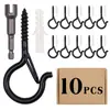 Gancho de Jardinería para Mascotas Forma de Q A prueba de Viento Gancho de Resorte para Techo Amazon Transfronterizo En Stock Gancho de Ojo para Jardín