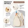 Mochila de tenis de alto estilo transfronteriza de Amazon para mujer, mochila de tenis y pickleball, bolsa de doble hombro, bolsa de gimnasio resistente al agua