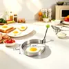 Anillo para freír huevos de acero inoxidable para el hogar, anillo redondo grueso con forma de corazón para freír huevos, herramienta de dibujos animados para freír huevos de bebé para uso en la cocina