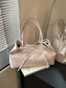 Bolso de Hombro con Diseño de Nicho para Mujer, Estilo Coreano, Ambiente Relajado y Perezoso, Gran Capacidad, Versátil para el Trabajo, Bolso de Axila