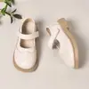 Zapatos de Cuero para Niñas 2026 Primavera y Otoño Estilo Nuevo Negro Suela Suave Elegantes Zapatos de Vestir Estudiante Etiqueta Desempeño Zapatos Individuales para Niños