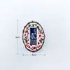 Parches de tela bordados estilo japonés, insignias cuadradas de tela, broches, ropa para niños, zapatos, calcetines, sombreros, bolsos, accesorios de ropa semiacabados rellenos de algodón