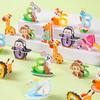 Quebra-cabeça tridimensional divertido de inseto 3D, quebra-cabeça tridimensional, DIY criativo para crianças, jardim de infância criativo, educação infantil precoce, montagem manual de quebra-cabeça