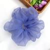 Grande cor brilhante organza grande intestino anel de cabelo coreano menina internet celebridade nova moda europeia e americana acessórios de cabelo de aba larga