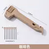 Martillo para estacas de tienda multifuncional para exteriores, martillo de camping, martillo de plástico para estacas, martillo para toldo, incluye 8 estacas