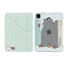 Funda protectora de tableta iPad Miffy Conejo a cuadros para Air nuevo Pro modelo 2022 Mini pegatina lateral coreana 13 pulgadas