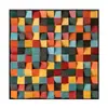 Mosaico de Madeira Maciça Tridimensional Original Dispositivo de Pintura Decorativa para Parede de Fundo de TV Placa Difusora Acústica
