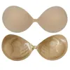 Sutiã tomara que caia lingerie de noiva invisível feminino push up antiderrapante suporte superior almofada de peito sem fio sutiã invisível