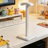 Soporte para Auriculares Blanco Metal Aleación de Aluminio Barra de Soporte Estante de Almacenamiento para Escritorio de Computadora Soporte de Exhibición Multifuncional