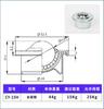Fornecimento de fábrica de aço inoxidável bulleye wheel universal ball CY-8H-15H-22H rolamento em miniatura bola de nylon bola universal