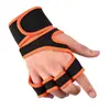 Guantes de Fitness, Protección Antideslizante en la Palma, Equipo de Mancuernas para Gimnasio, Ejercicio de Levantamiento de Pesas, Correas Extendidas para la Muñeca, Protección de Mano para Barra de Entrenamiento