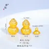 Puzuo Color Fuerte que Conserva el Color Oro Arena Antiguo Accesorios DIY Incrustados con Diamantes Colgante de Calabaza Fulu Semilla de Loto Vaina de Loto Cadena para Suéter