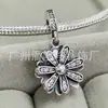Panjia Prata Esterlina 925 Série Jardim Margarida Ouro Rosa Coração Formato Fivela Fixa Estilo Pingente de Fio DIY Panjia Contas