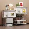 Gabinete de revista de estilo madera con puerta abatible, Estante de almacenamiento estilo japonés, Librero, Gabinete con cajones, Gabinete lateral para sala de estar, Almacenamiento para entrada, Gabinete de almacenamiento nórdico