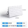 Holofote LED à Prova d'Água para Exterior com Proteção contra Projeção de Água Iluminação de Fábrica Oficina Outdoor Super Brilhante Holofote 100W