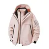 Chaqueta multicolor estilo montaña nueva para hombres y mujeres, conjunto de tres en uno de 0.05 kg, cortavientos, impermeable, aislamiento de forro polar para exteriores de otoño e invierno