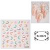 Zhengxiang transfronterizo 2023 pegatinas para uñas relieve 5D Halloween Navidad niños europeos y americanos pegatinas para uñas personalizadas venta al por mayor