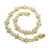 Collar de Cadena Cubana de Figura de Ocho Empalmada con Trébol de Cuatro Hojas, de los Más Vendidos de Amazon, Moderno y Genial, Collar Colorido de Alta Gama para Hombres y Mujeres