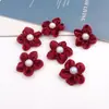 Estilo Coreano Nuevos Accesorios de Flor de Perla Accesorios de Flor de Cinco Pétalos Accesorios para Ropa Adornos Zapatos Calcetines Sombreros Bolsas Pinzas para el Cabello Ligas para el Cabello