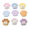 Clip para Pelo de Pata de Gato Lindo de Dibujos Animados Agarrador de Carcasa de Teléfono Móvil Pegatinas de Refrigerador DIY Accesorios de Resina de Pegamento Cremoso