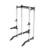 Rack de sentadillas de medio marco, rack de gimnasio integrado multifuncional comercial, para uso en casa para press de banca y entrenamiento integral