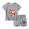 Liquidação de Fábrica Conjunto Infantil de Manga Curta Shorts Estampados para Meninos Camiseta de Manga Curta para Meninas para Crianças de 2 a 6 Anos Verão