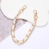 Yi Lian Nueva Cadena Doble Perla Cadena de Mano diy Accesorios de Joyería para Funda de Teléfono Móvil Cadena de Metal Cadena de Mano de Cuero