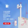 Poste de Vigilancia de Perímetro Exterior Extendido 1.12m 1.8m Soporte de Pared en Forma de L para Cámara Montado Lateralmente