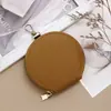 Estilo Japonês e Coreano Estilo Fresco Couro PU Feminino Zíper Porta-Moedas Estilo INS Portátil Redondo Mini Bolsa de Pendurar Porta-Cartões Porta-Chaves