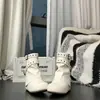 Botines modernos de remaches estilo británico para mujer, botas de caballero ins primavera 2026, botas de tacón de plataforma a media pantorrilla, botines cortos