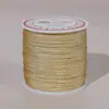 No. Cuerda Trenzada Hilo de Jade 72 Hilos 0.8mm Nylon Hilo Tejido a Mano Hilo para Colgante DIY Cuerda Roja Accesorios de Nudo Chino Hilo al por Mayor