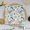 Guardanapo quadrado impresso colorido 2 camadas hotel restaurante restaurante flor descartável fábrica outlet