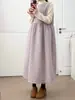 Vestido Colete Matelassê Sem Manga Estilo Japonês Outono/Inverno 2025 para Mulheres, Vestido Único Elegante com Gola Redonda