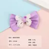Acessórios de roupa com laço em cores de doce mini presilhas de cabelo para bebê acessórios decorativos materiais para decoração de grampo de cabelo DIY com laço