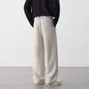 Pantalones Casuales para Hombre Estilo Old Money 2026 Primavera/Otoño Nuevos Sueltos Versátiles de Pierna Recta Casual de Pierna Ancha Venta al por Mayor